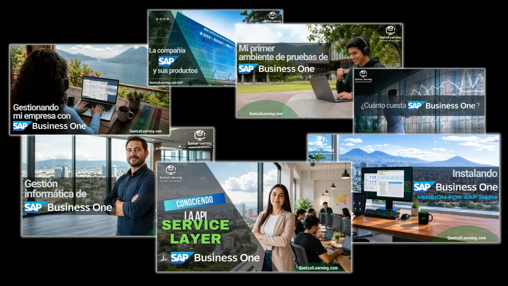Todos los cursos SAP Business One Quetzal Learning